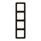 Jung CD500 Afdekraam CD584BR Bruin