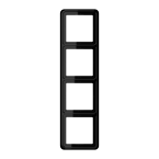 Jung CD500 Afdekraam CD584SW Zwart