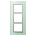 Jung LS Plus Afdekraam LSP983GLAS Wit mat