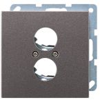 Jung LS Range Centraalplaat BNC AL29622AN Antraciet