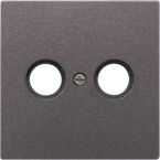 Jung LS Range Centraalplaat coax AL2990TVAN Antraciet