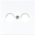 Jung LS Range Centraalplaat coax LS990TVWW Alpinwit