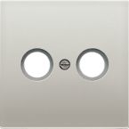 Jung LS Range Centraalplaat coax AL2990TV Aluminium