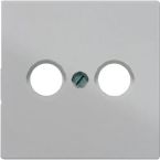 Jung LS Range Centraalplaat coax LS990TVLG Lichtgrijs