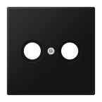 Jung LS Range Centraalplaat coax LS990TVSWM Grafietzwart mat