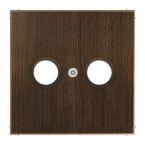 Jung LS Range Centraalplaat coax ME2990TVAT Messing antiek