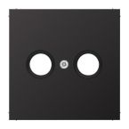 Jung LS Range Centraalplaat coax AL2990TVD Dark