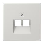 Jung LS Range Centraalplaat IAEUAE LS9692UALG Lichtgrijs