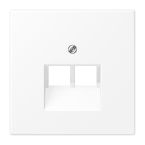 Jung LS Range Centraalplaat IAEUAE LS9692UAWWM Sneeuwwit mat