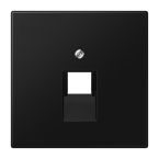 Jung LS Range Centraalplaat IAEUAE LS9691UASWM Grafietzwart mat