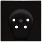 Jung LS Range Centraalplaat PTT LS961TFSW Zwart