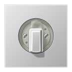 Jung LS Range Draaiknop AL1941 Aluminium