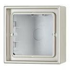 Jung LS Range Opbouwbak ES2581AL Edelstaal