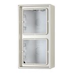 Jung LS Range Opbouwbak ES2582AL Edelstaal