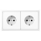 Jung LS Range Wandcontactdoos LS15202WW