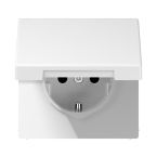 Jung LS Range Wandcontactdoos LS1520NKLWW Alpinwit