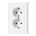 Jung LS Range Wandcontactdoos LS5015WW Alpinwit