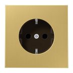 Jung LS Range Wandcontactdoos ME1520NC Messing klassiek