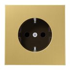 Jung LS Range Wandcontactdoos ME1520NKIC Messing klassiek