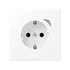 Jung LS Range Wandcontactdoos BTLS1521SEWWM Wit mat