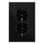 Jung LS Range Wandcontactdoos LS5015SW Zwart