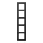 Jung LS990 Afdekraam AL2985AN Antraciet