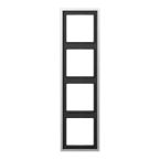 Jung LS990 Afdekraam AL2984 Aluminium