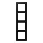 Jung LS990 Afdekraam LS984SWM Grafietzwart mat