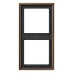 Jung LS990 Afdekraam ME2982AT Messing antiek