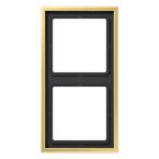 Jung LS990 Afdekraam ME2982C Messing klassiek