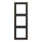 Jung LS990 Afdekraam ME2983AT Messing antiek