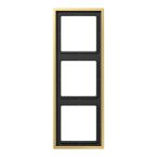 Jung LS990 Afdekraam ME2983C Messing klassiek