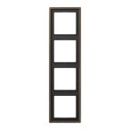 Jung LS990 Afdekraam ME2984AT Messing antiek