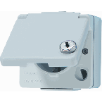 Jung WG600 Wandcontactdoos 620WSL Grijs