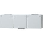 Jung WG600 Wandcontactdoos 623NW Grijs