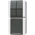 Jung WG800 Combinatie schakelaarwandcontactdoos 875W