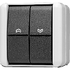 Jung WG800 Jaloezieschakelaar 809VW Grijs