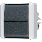 Jung WG800 Schakelaar 802E Grijs