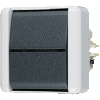 Jung WG800 Schakelaar 806E Grijs