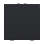 Niko Home Control Bedieningstoets 16151001 Staal zwart