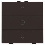 Niko Home Control Bedieningstoets 12451033 Donkerbruin