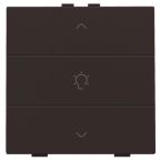 Niko Home Control Bedieningstoets 12451043 Donkerbruin