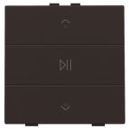 Niko Home Control Bedieningstoets 12452073 Donkerbruin