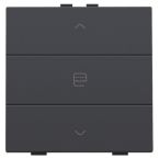 Niko Home Control Bedieningstoets 12251033 Antraciet