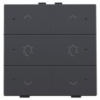 Niko Home Control Bedieningstoets 12252046 Antraciet