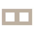 Niko Intense Afdekraam 16676800 Staal champagne