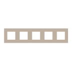 Niko Intense Afdekraam 16676005 Staal champagne