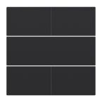 Niko Intense Bedieningstoets 16140050 Zwart mat