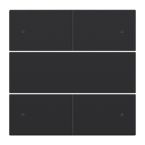 Niko Intense Bedieningstoets 16140150 Zwart mat