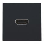 Niko Intense Centraalplaat HDMI 16169417 Zwart mat